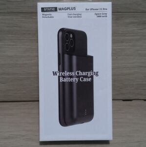 Wireless Charging Battery Case - iPhone 11 Pro - NWT/New - Static Mag Plus